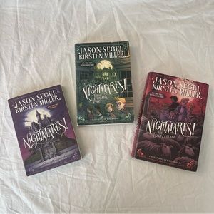Jason Segel & Kirsten Miller Nightmares! Books Set of 3